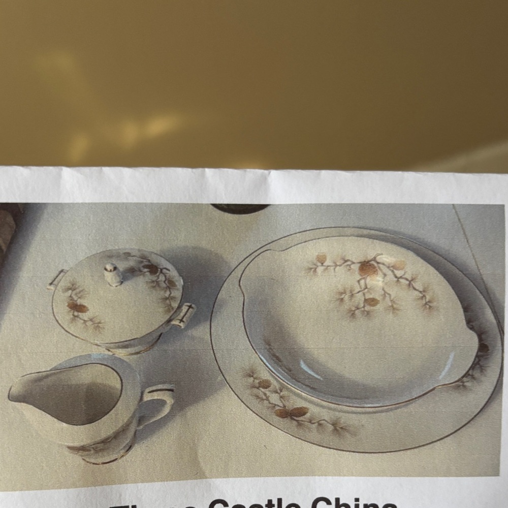 Three Castle China Pine Crest Dinnerware Set 53 Pieces - Picture 7 of 7